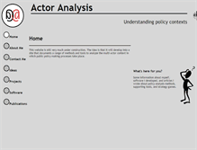 Tablet Screenshot of actoranalysis.com