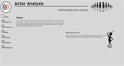 Desktop Screenshot of actoranalysis.net